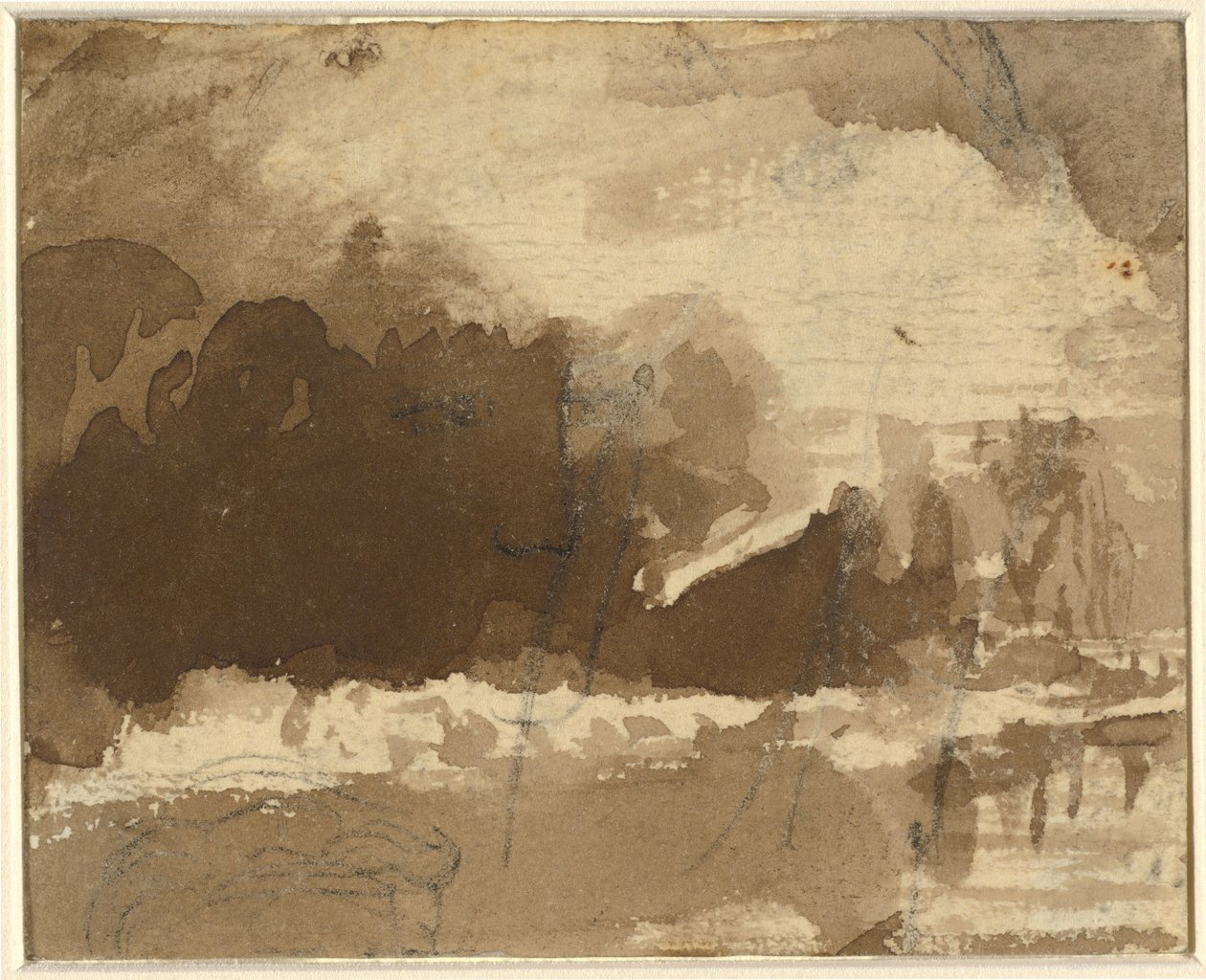 Landskabssammensætning [recto] af John Varley