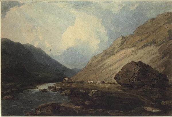 Pass af Llanberis af John Varley