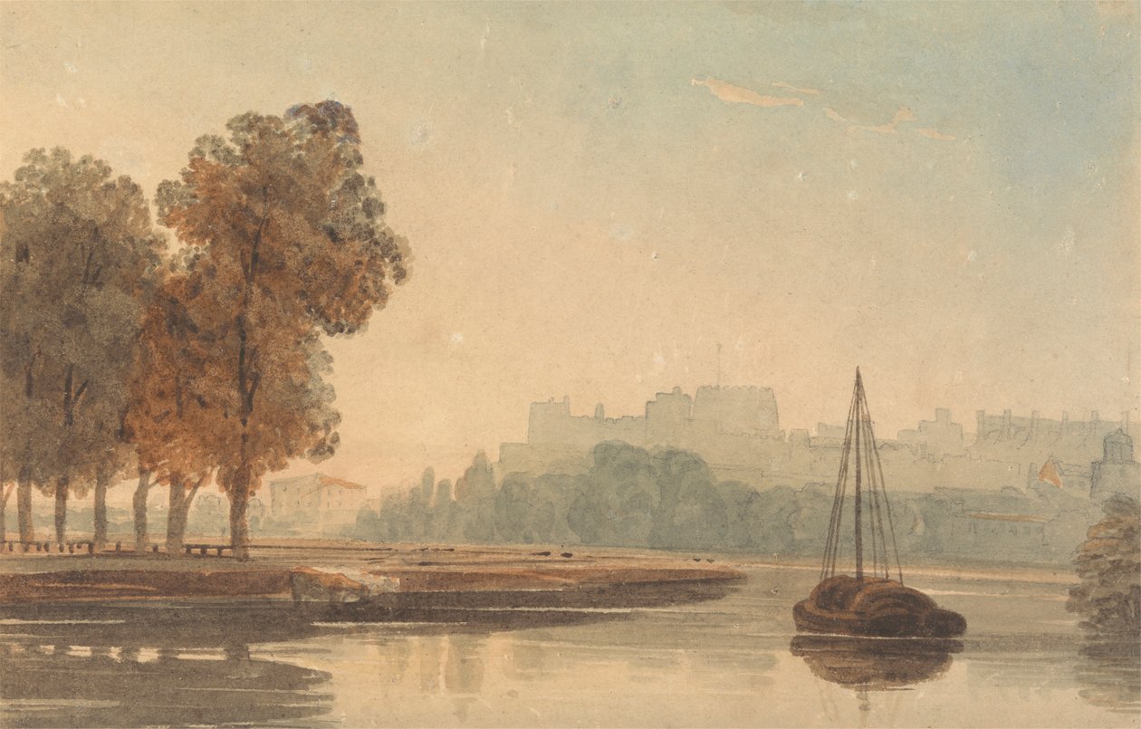 Themsen ved Windsor af John Varley