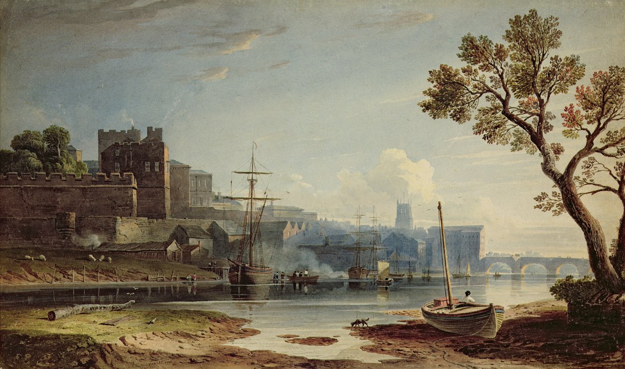 Udsigt over Chester af John Varley