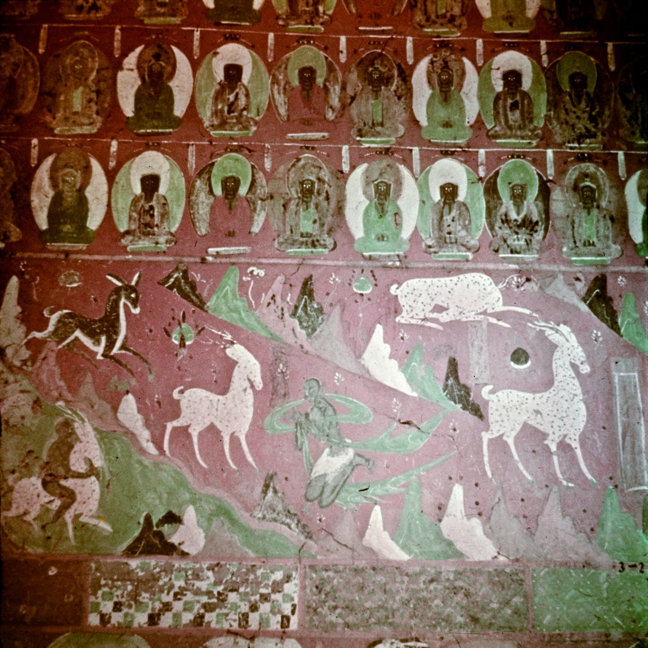 Dunhuang huler, Kina, foto 1231/6 (79) (foto) af John Vincent