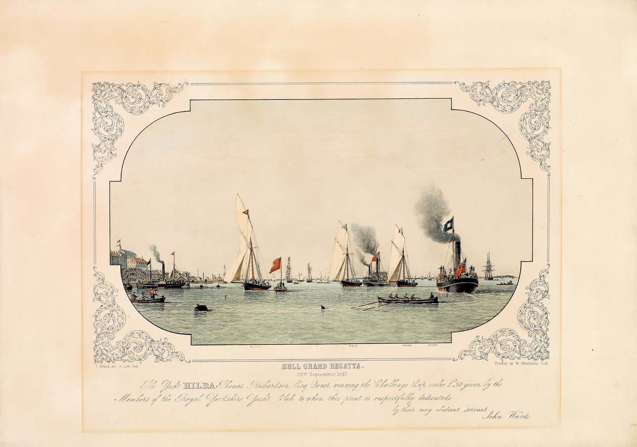Den store Hull-regatta af John Ward