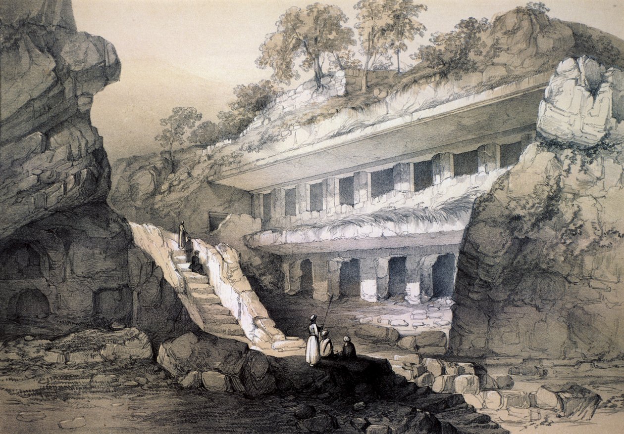 Kannari sic, Udsigt over Durbar Cave af John Weale