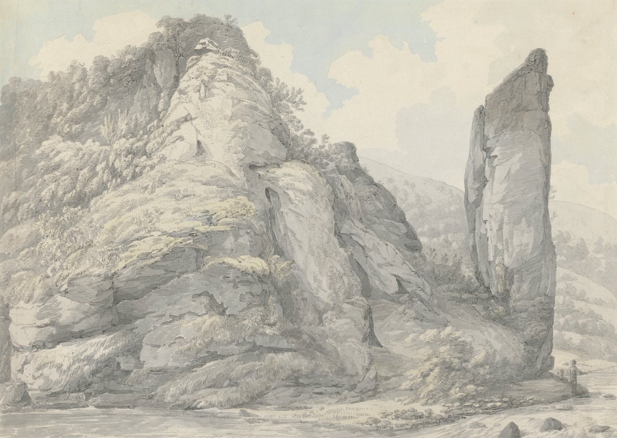Landskab i Derbyshire af John Webber