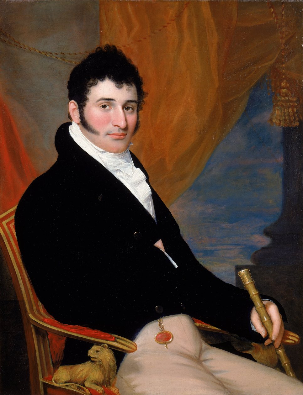 Portræt af Solomon Isaacs af John Wesley Jarvis