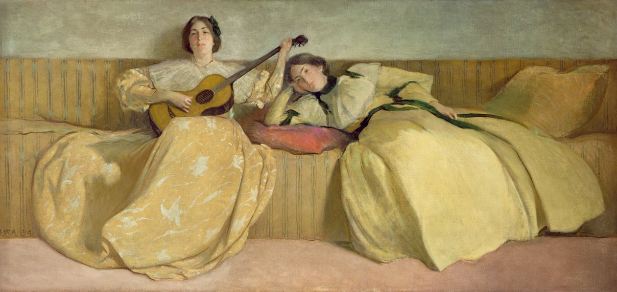 Panel for Musikstue, 1894 af John White Alexander