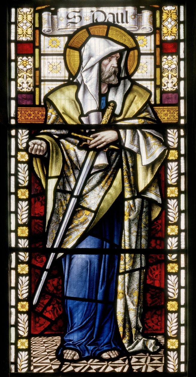 St. Paul, ca. 1891 (farvet glas) af John William Brown