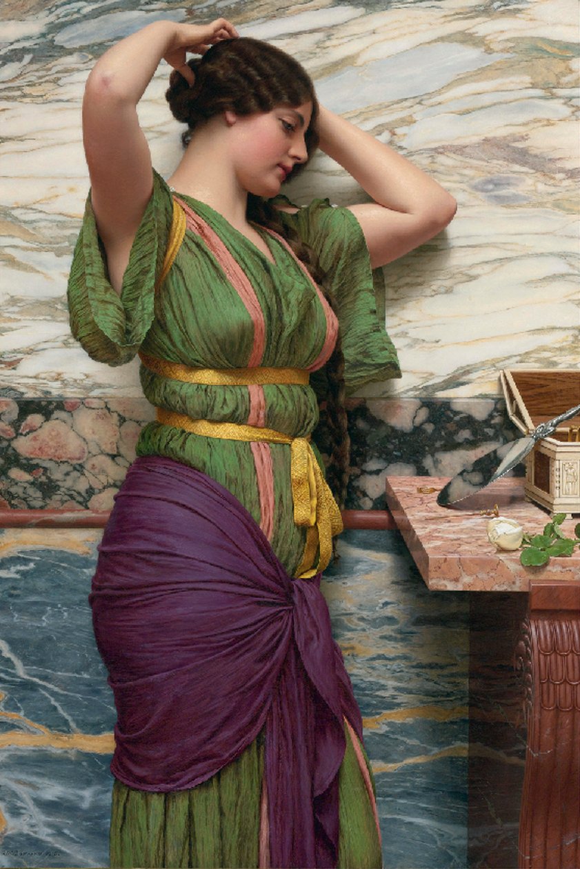 En retfærdig refleksion, 1915 af John William Godward