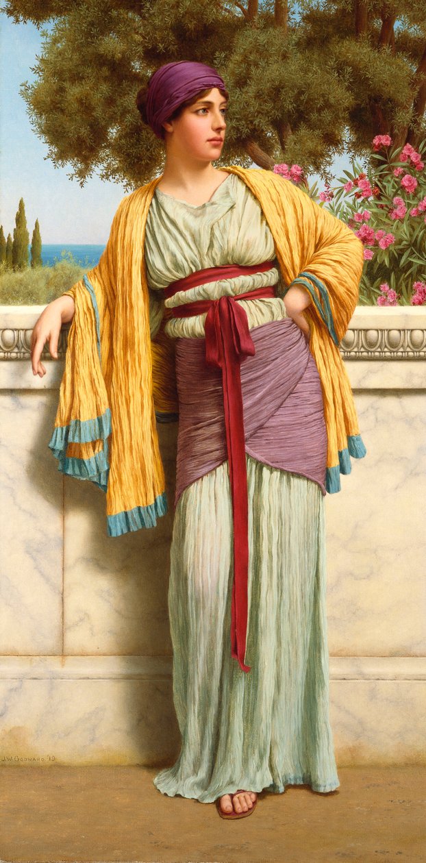 Cestilia, 1919 af John William Godward