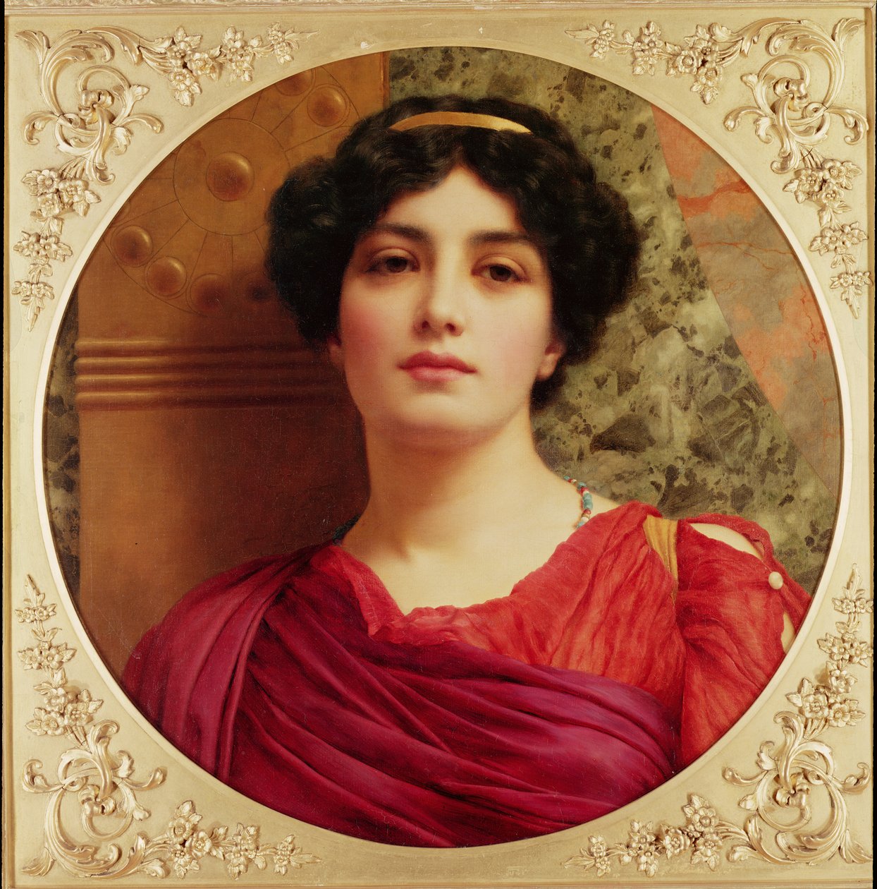 Klassisk dame af John William Godward