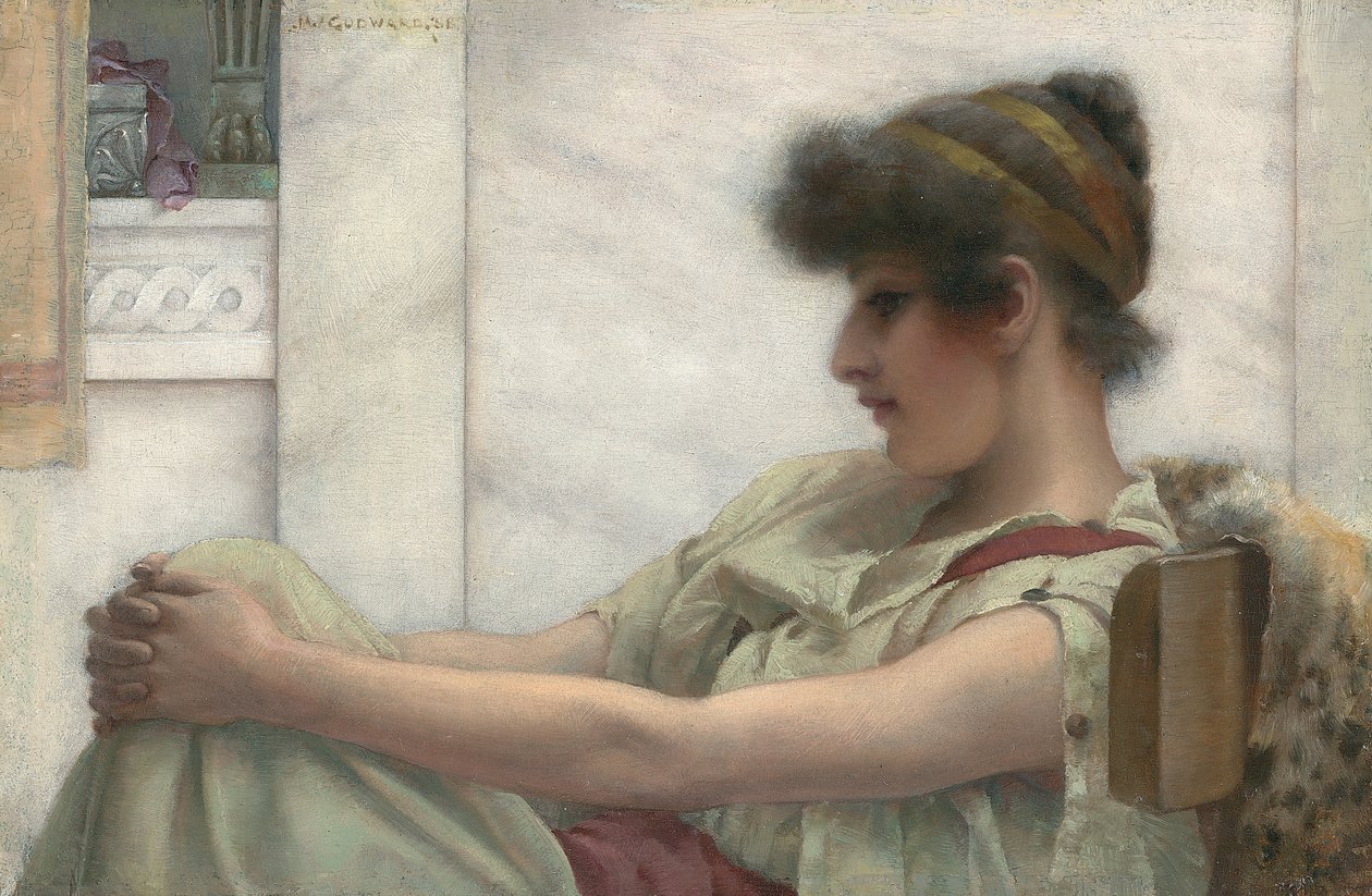 Reverie, 1888 af John William Godward