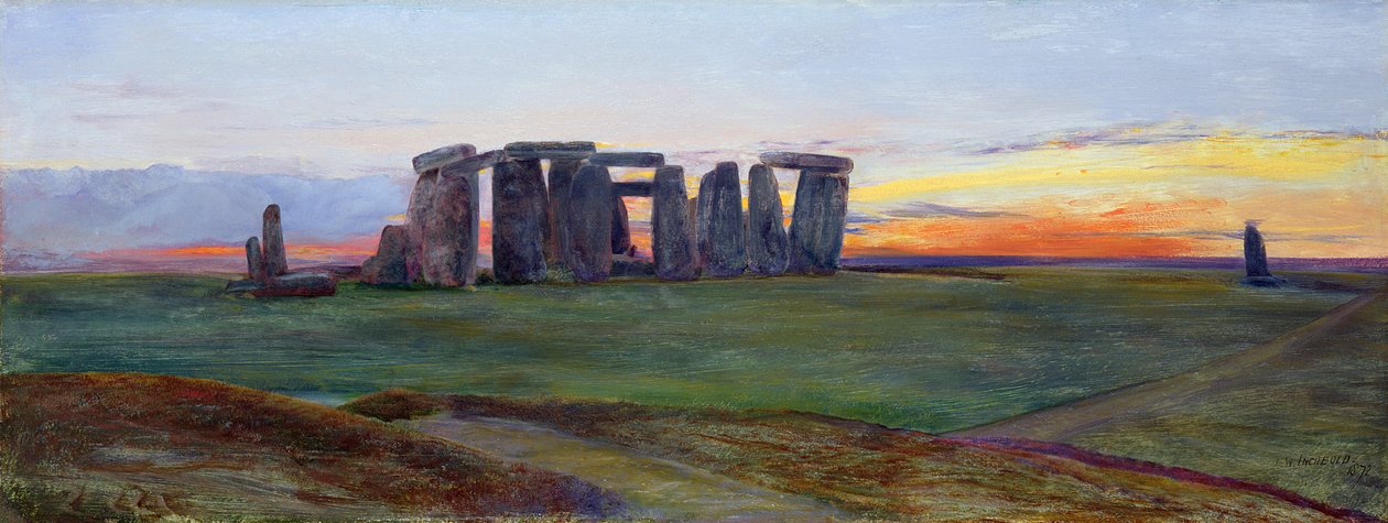 Stonehenge af John William Inchbold