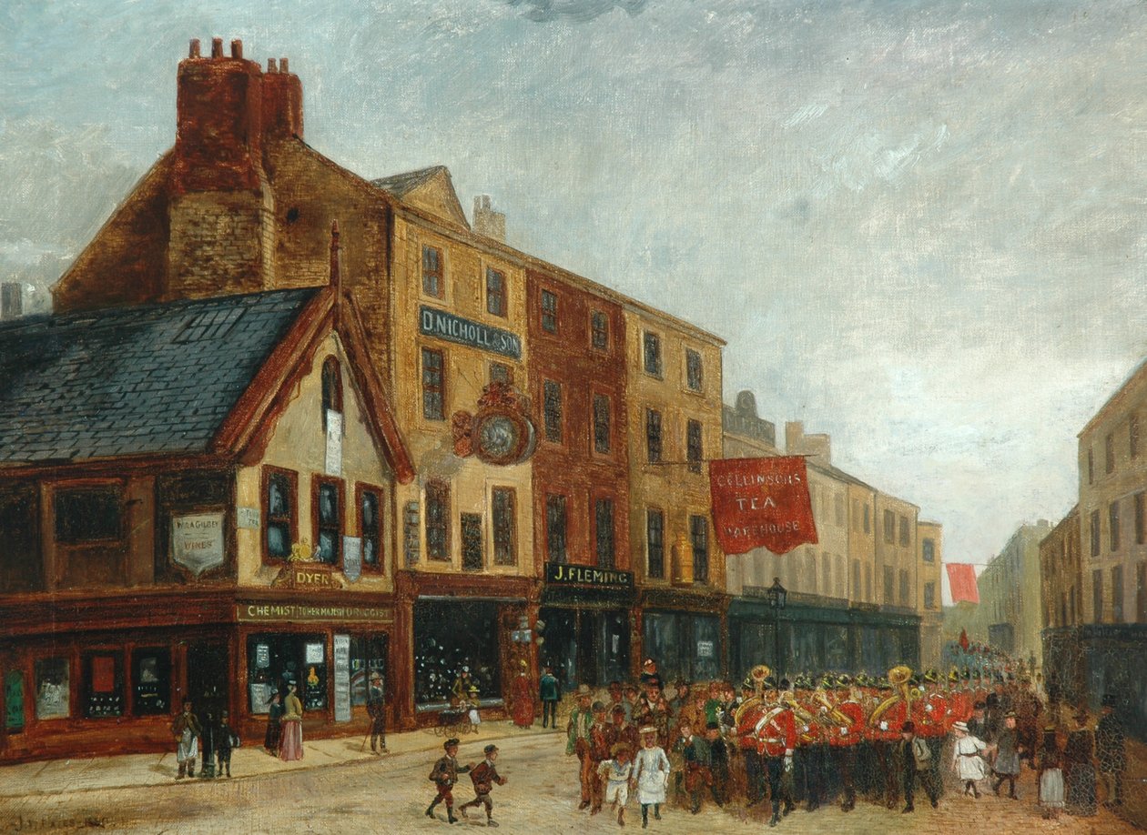 Halifax Street Scene, 1890 af John William Oates