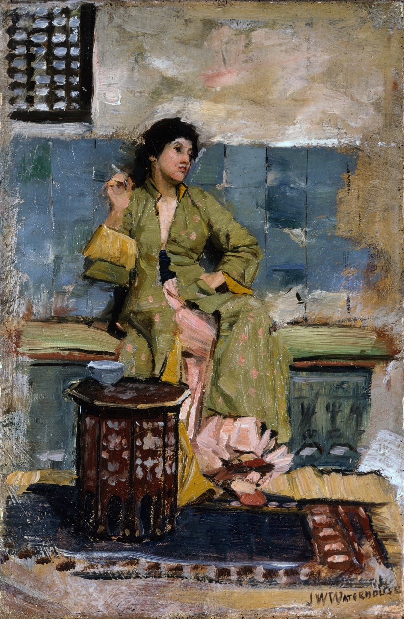 Eastern Reminiscences, ca. 1874 (olie på lærred) af John William Waterhouse