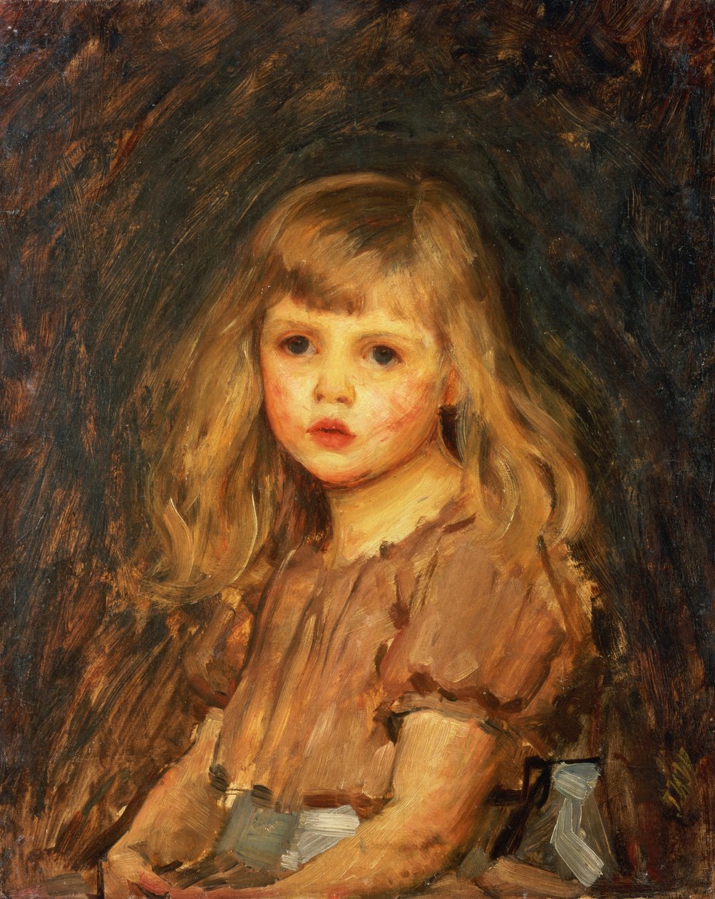 Portræt af en pige af John William Waterhouse