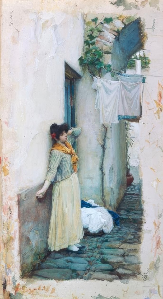 Hviler af John William Waterhouse