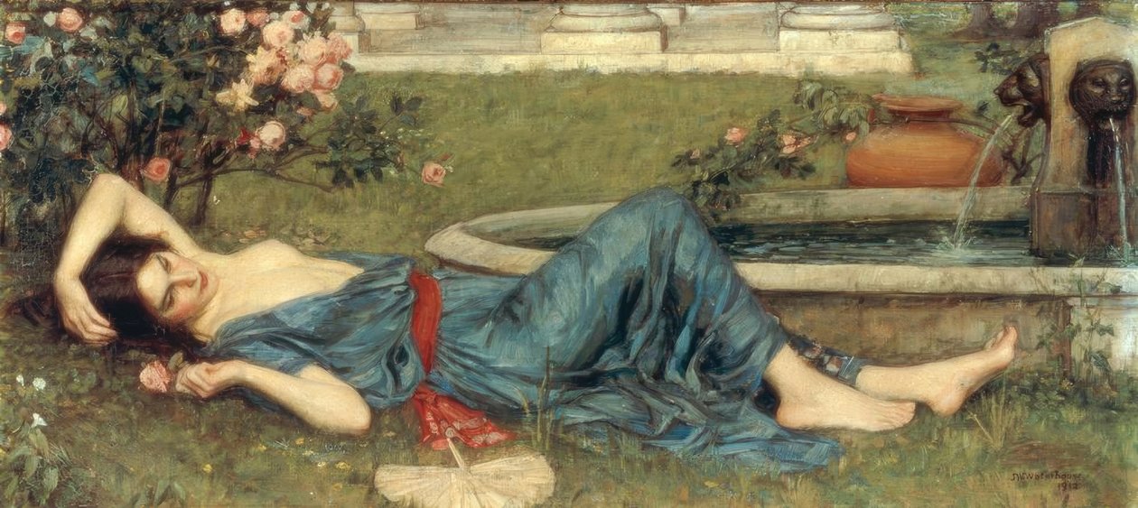 Sød sommer af John William Waterhouse