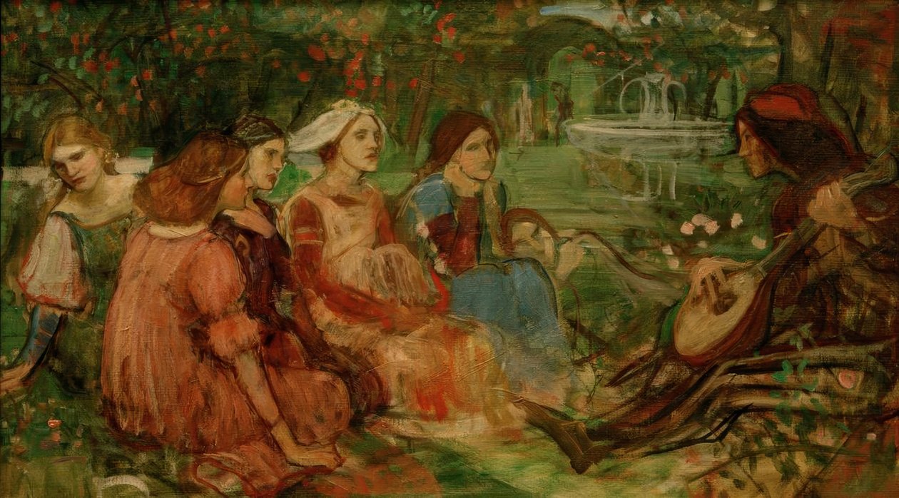 Decameron af John William Waterhouse