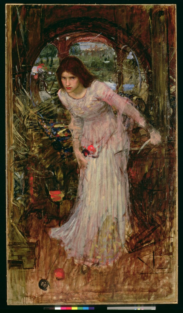 The Lady of Shalott, ca. 1894 af John William Waterhouse