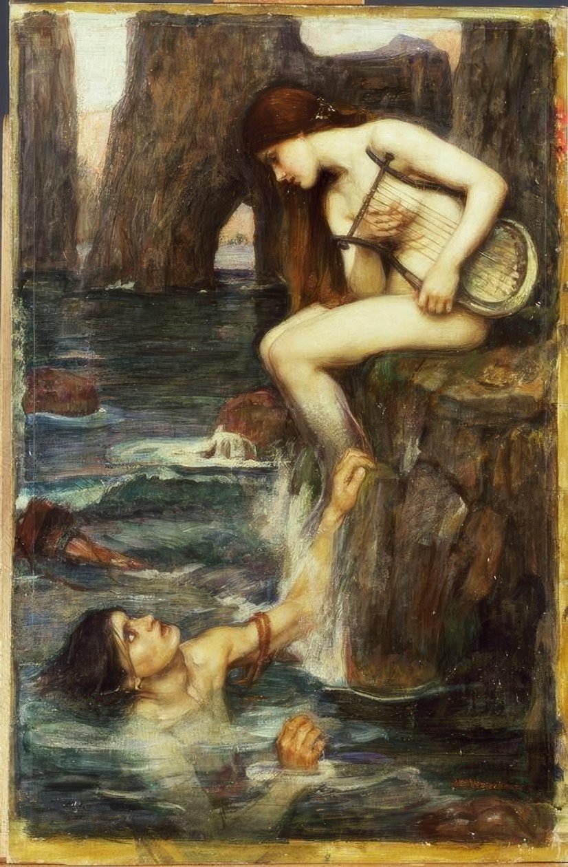 Sirenen af John William Waterhouse