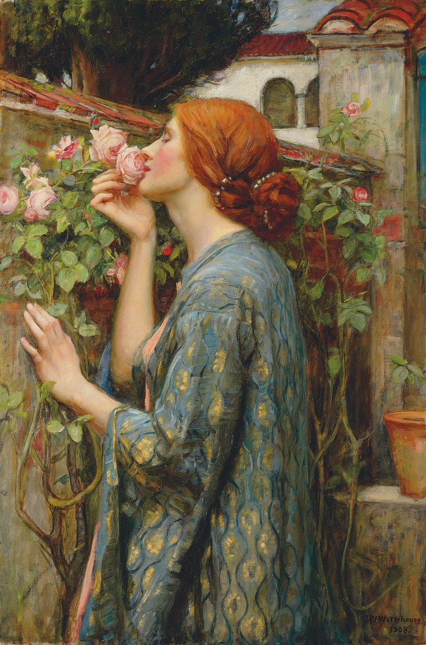 Rosens sjæl af John William Waterhouse