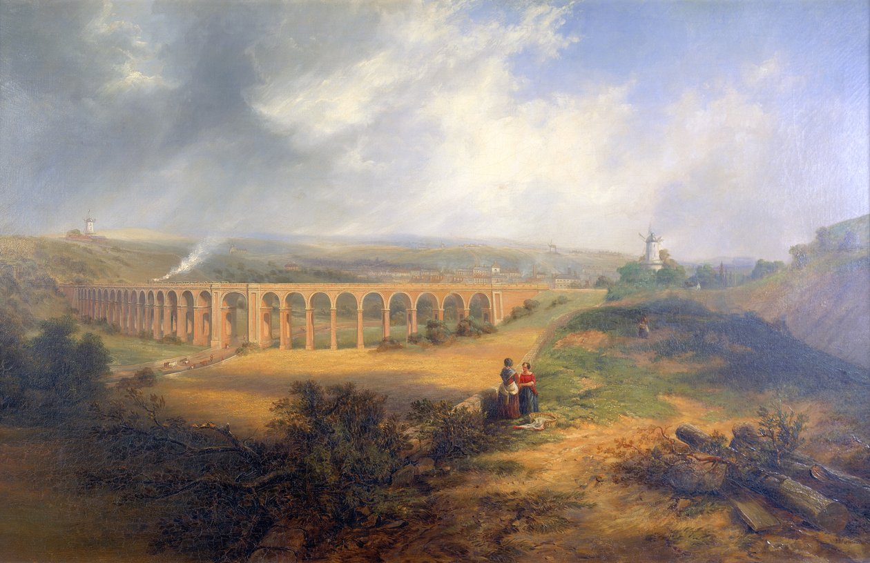 Rastricks viadukt, London Road, Brighton af John Wilson Carmichael
