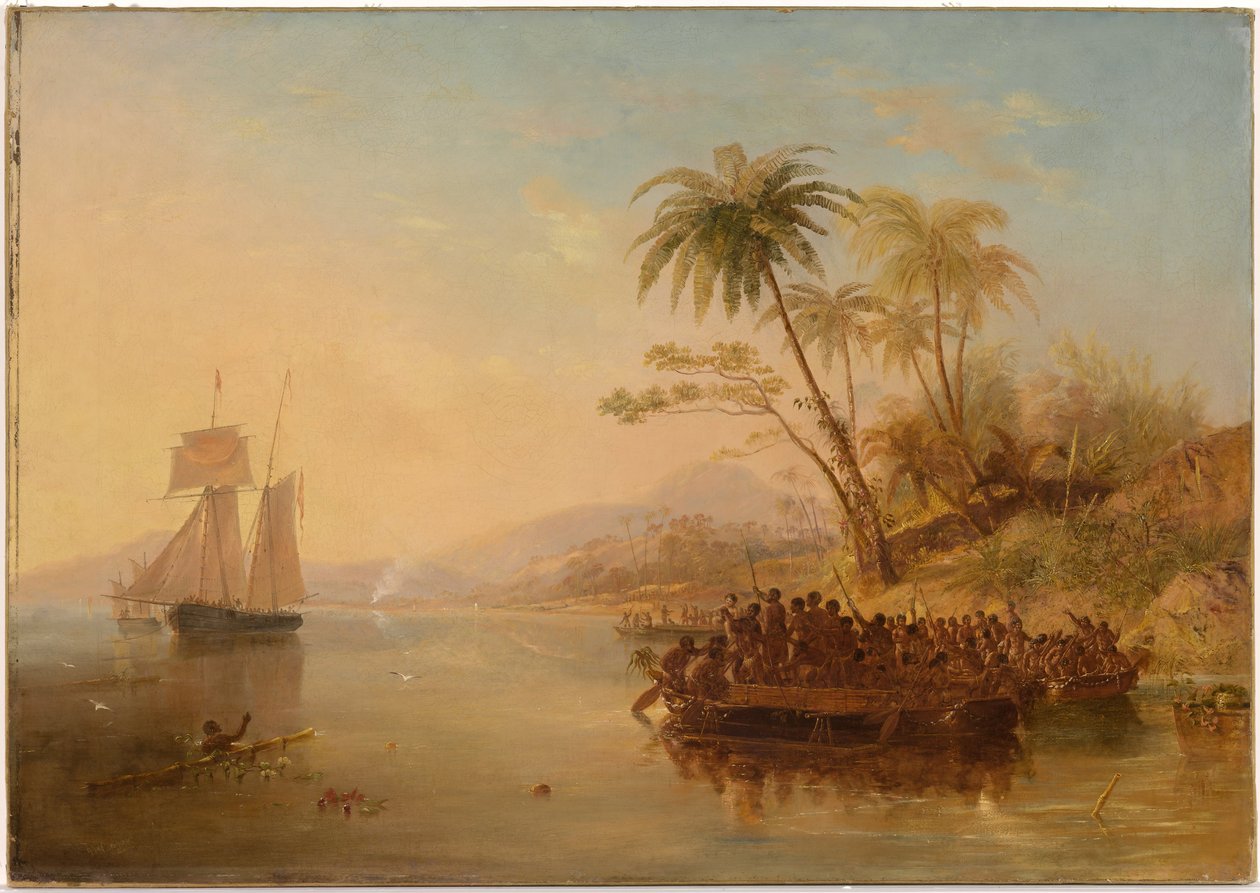 Redningen af William DOyly, 1841 af John Wilson Carmichael