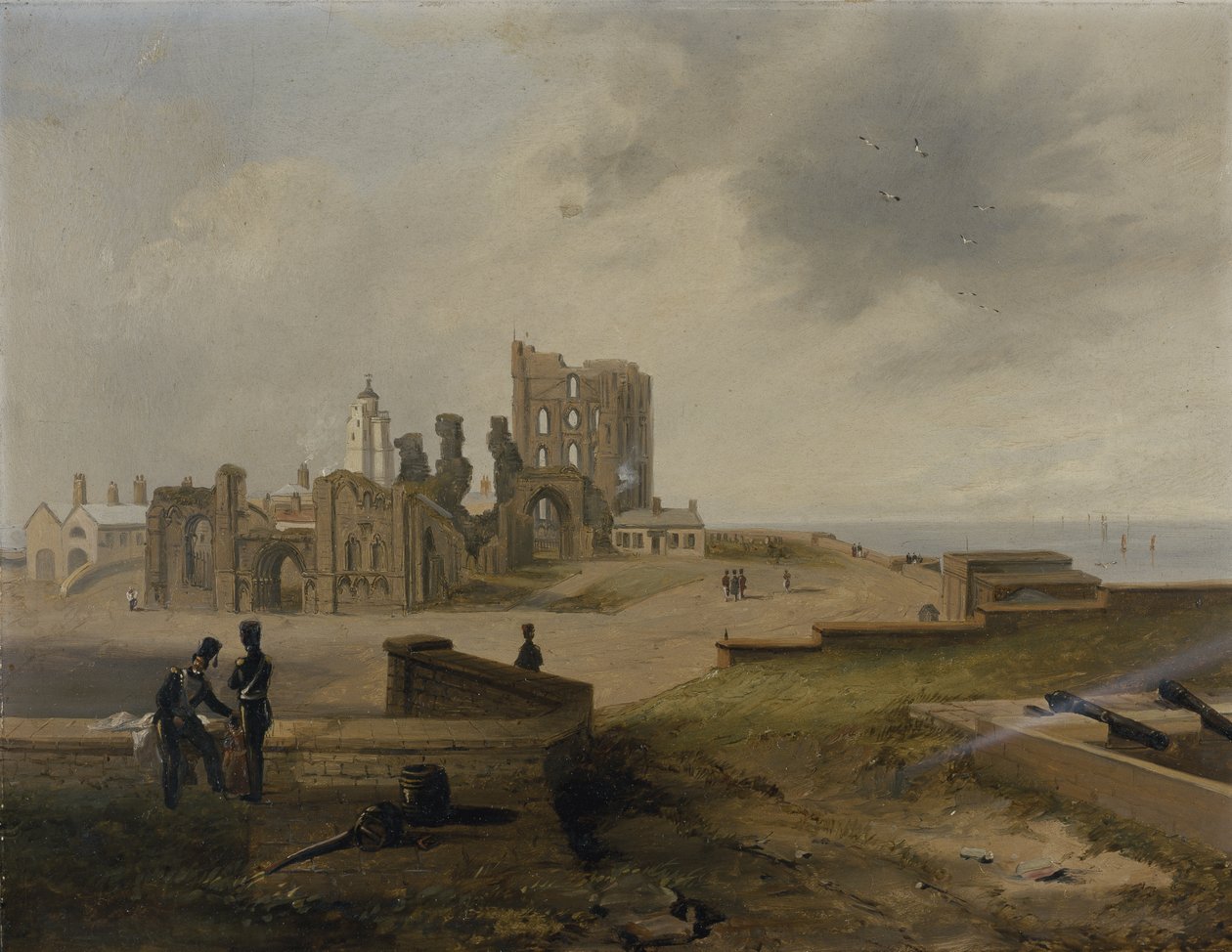 Tynemouth Priory fra øst af John Wilson Carmichael