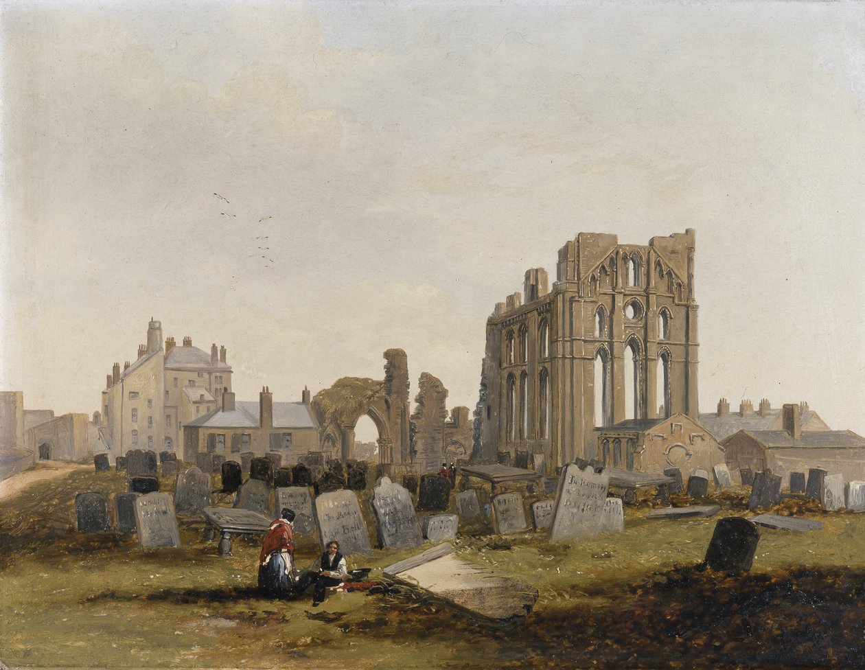 Tynemouth Priory fra øst af John Wilson Carmichael