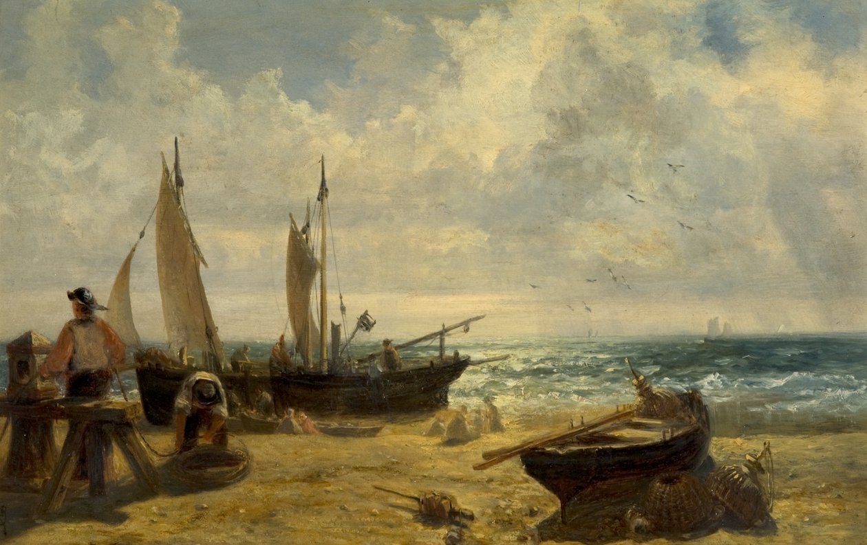 Kystscene af John Wright Oakes