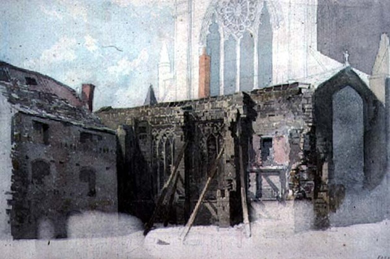 En arkitektonisk skitse af John Wykeham Archer