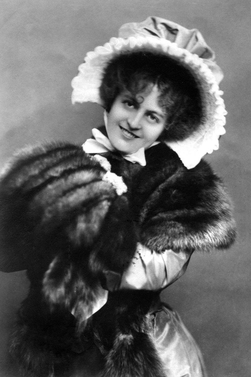 Marie Studholme 1875-1930, engelsk skuespillerinde, 1904. af Johnston and Hoffman