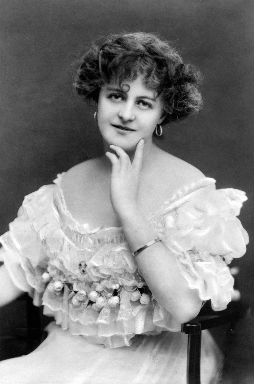 Marie Studholme 1875-1930, engelsk skuespillerinde, 1900-tallet. af Johnston and Hoffmann