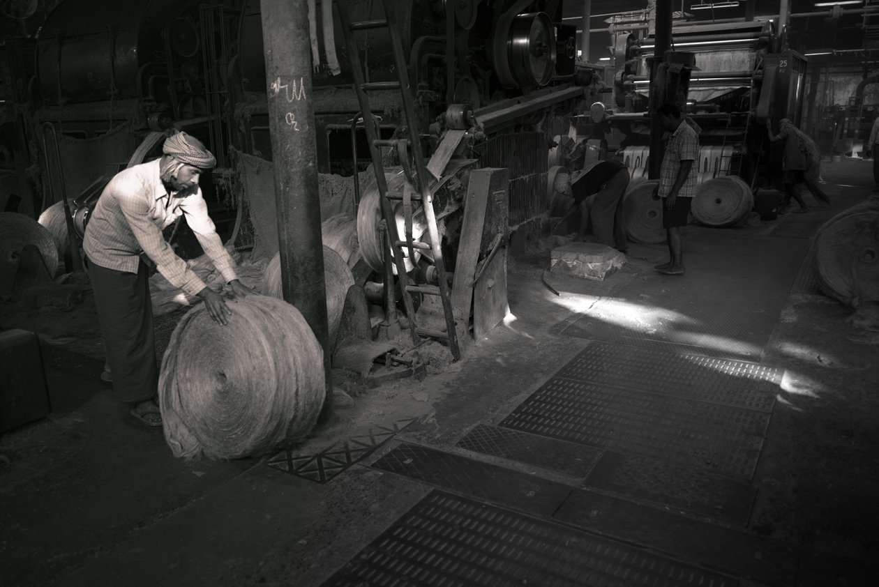 Jutefabrik, Kolkata, Indien, 2017 (foto) af Jon Nicholson