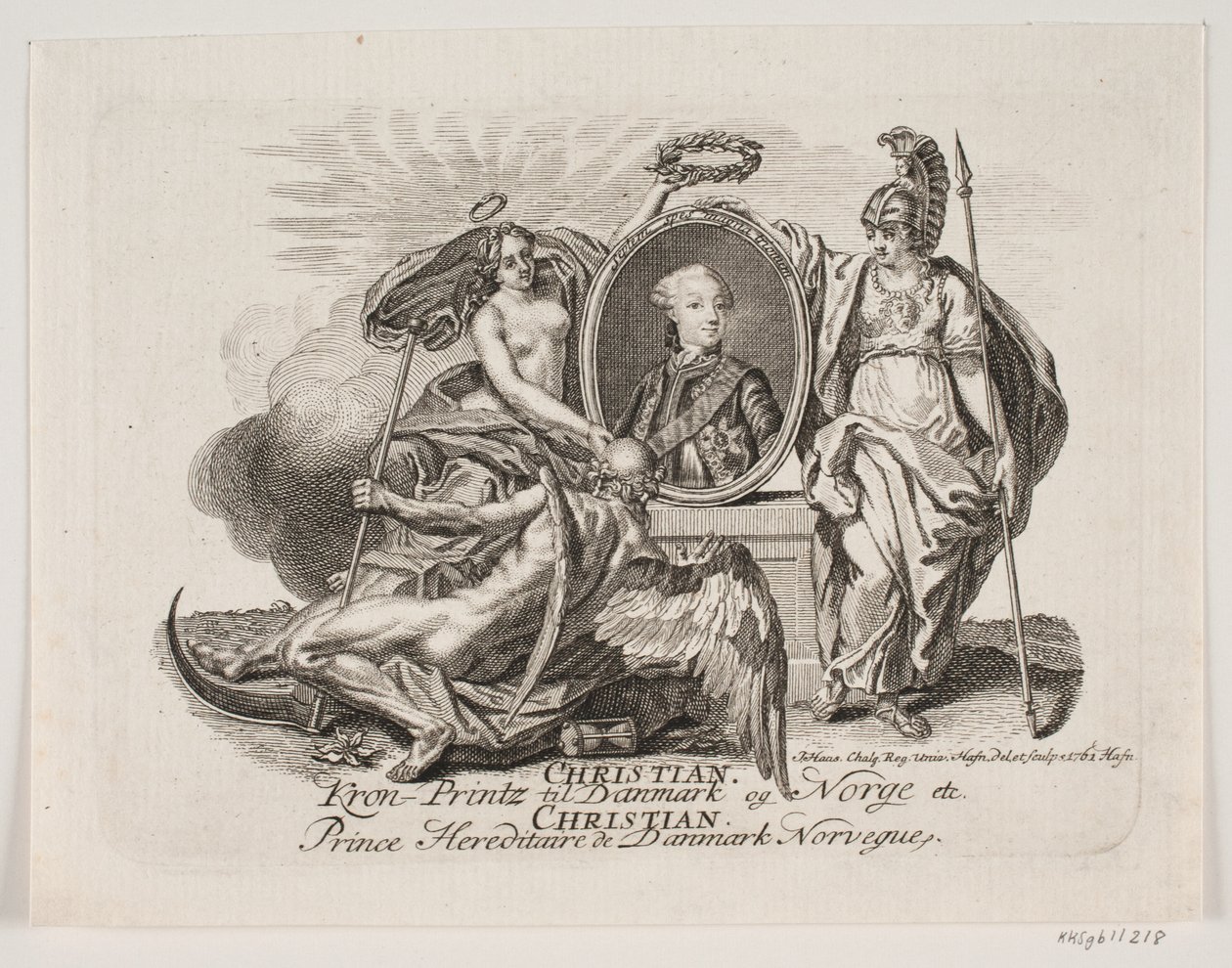 Christian VII som kronprins af Jonas Haas