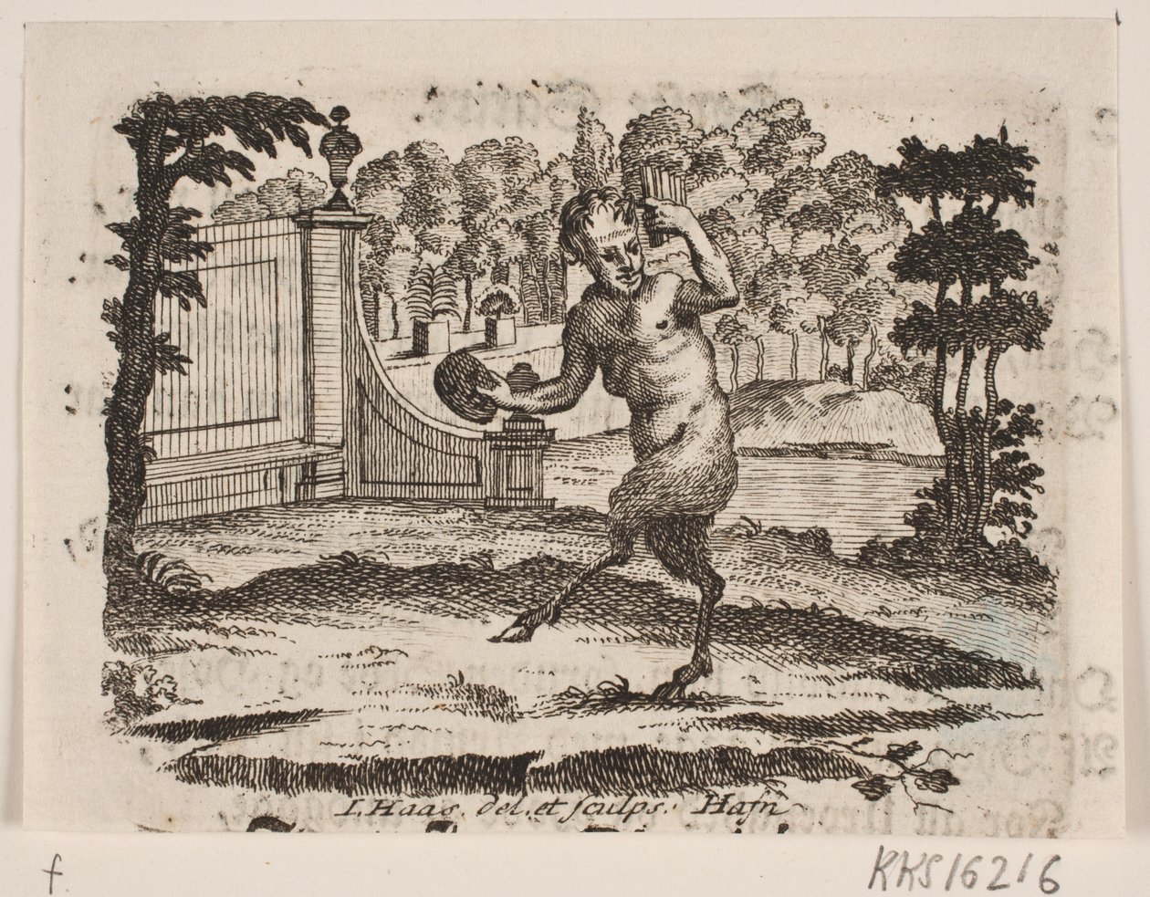 Vignet med satyr af Jonas Haas