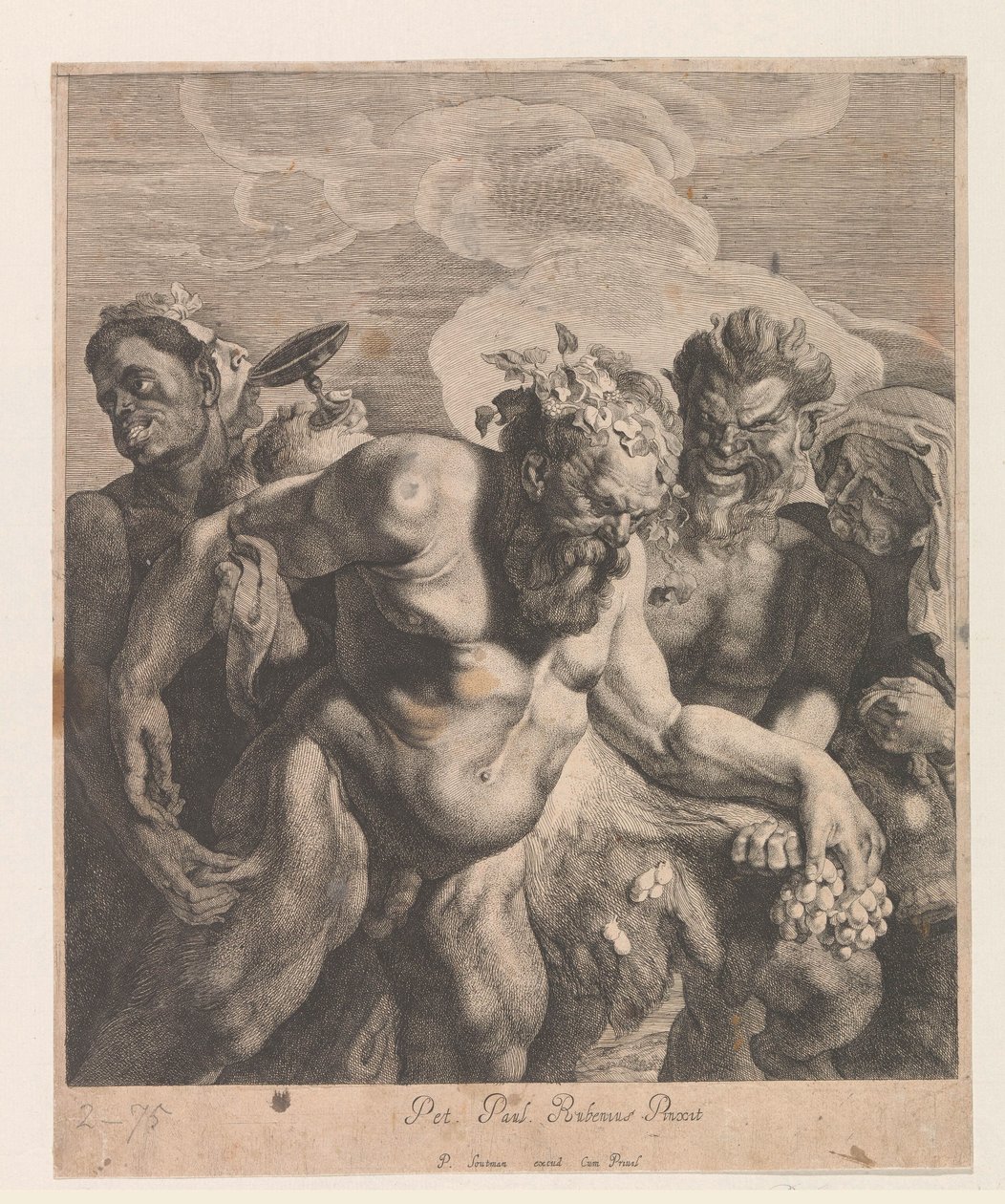 Dronken Silenus af Jonas Suyderhoef