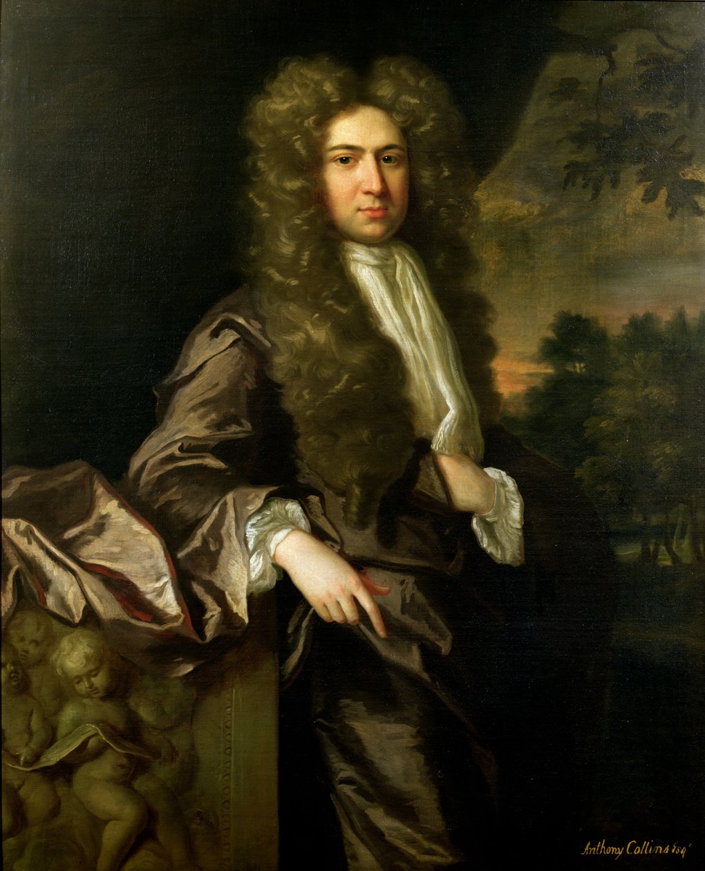 Anthony Collins (1676-1729) af Jonathan Richardson