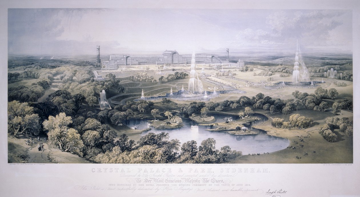 Crystal Palace, Sydenham, London, 1854 af Jonathan Needham