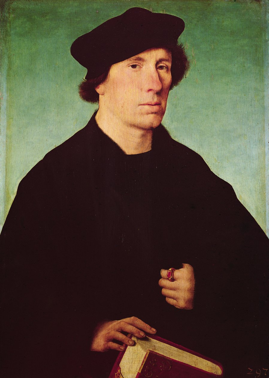 Portræt af en mand af Joos van Cleve