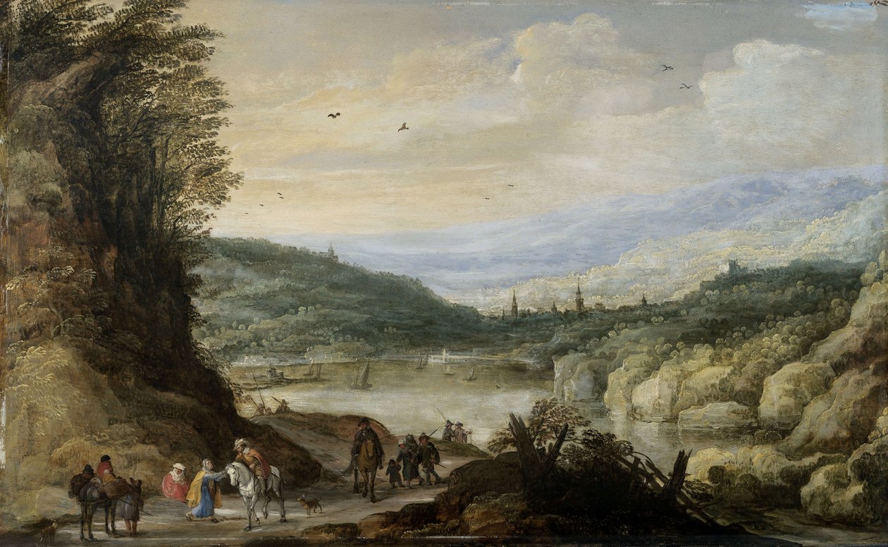 Landskab af Joos or Josse de Momper