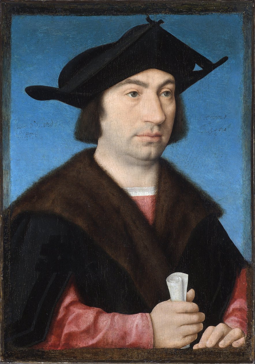 Portræt af Stefano Raggio af Joos van Cleve