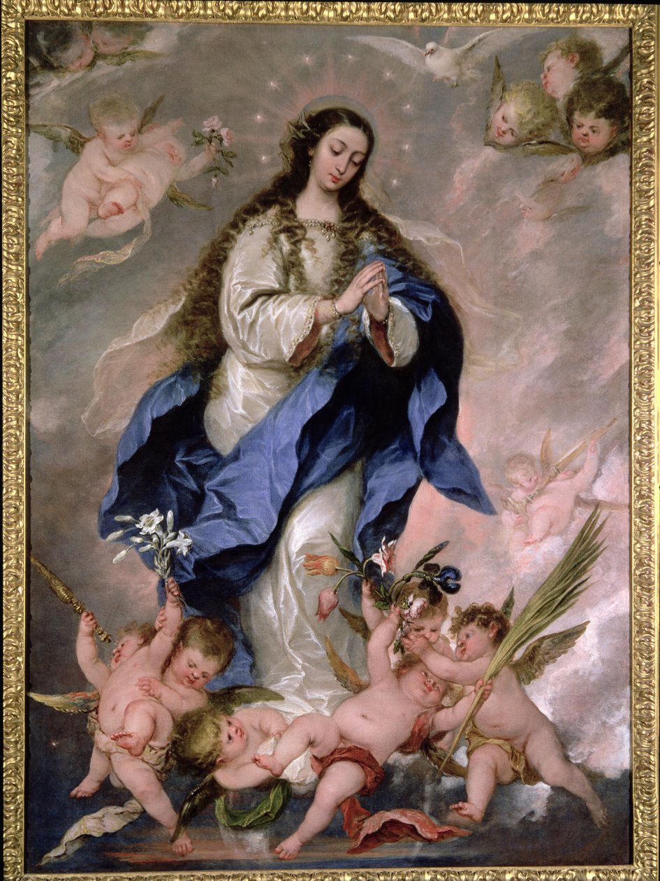 Den ubesmittede undfangelse, ca. 1650-75 af José Antolínez