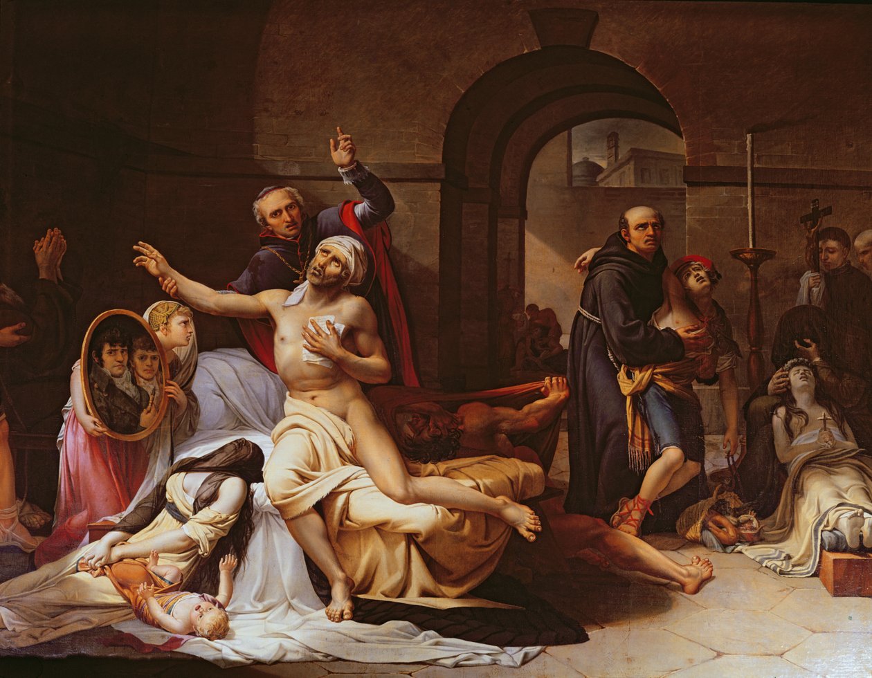 Gul feber-epidemien i Valencia, ca. 1806 af José Aparicio