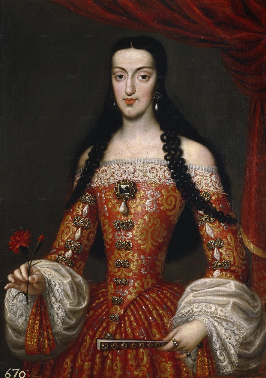 Mary Louise af Orleans, dronning af Spanien af José García Hidalgo