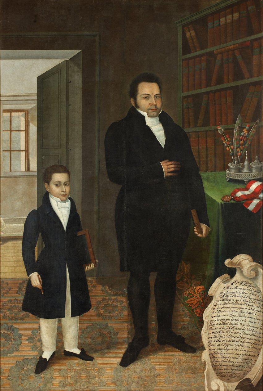 Mariano Alejo Álvarez og hans søn af José Gil de Castro