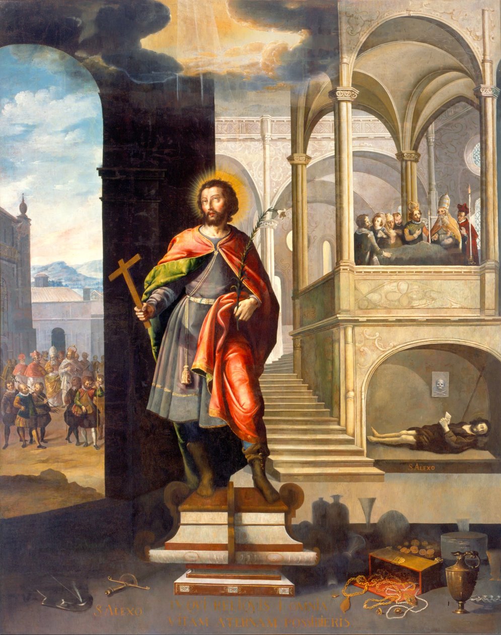Sankt Alexius af José Juárez