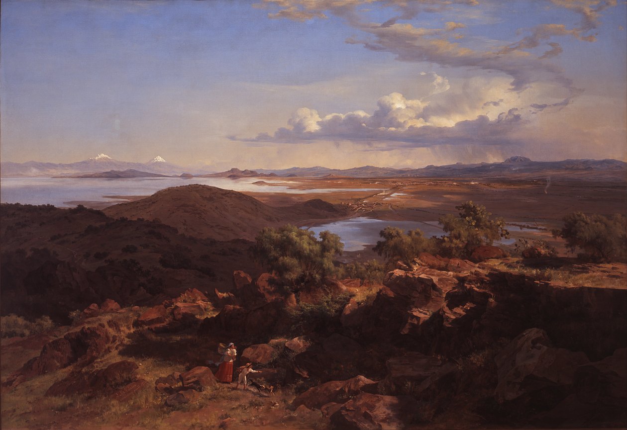 Mexico -dalen fra Cerro de Santa Isabel af José Marí Velasco