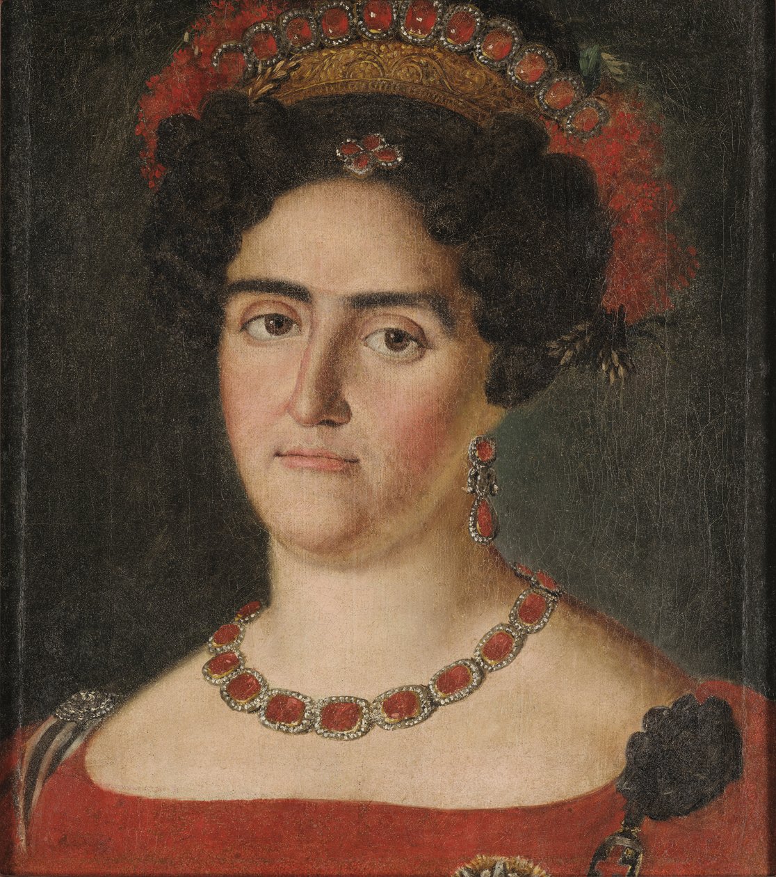 Retreat of Maria Francisca de Bragançadani af José Aparicio