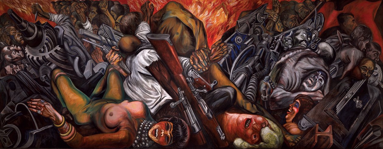 Catharsis, 1935. af José Clemente Orozco